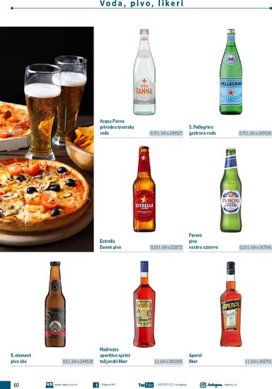 Katalog Metro - Metro - Poslovna rješenja - Pizzeria vrijedi od 06.07. do 31.12. - stranica 60