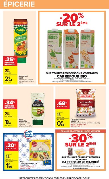 Catalogue Carrefour - Carrefour valable dès le 27/10 au 09/11 - page 50