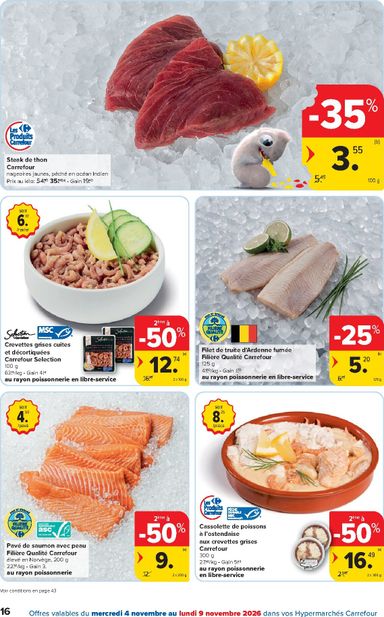Folder Carrefour - Carrefour Hypermarchés van 04/11 tot 16/11 - side 16