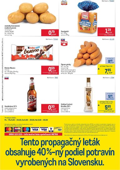 Leták METRO - Metro - Maloobchod od 07.10. do 20.10. - strana 40