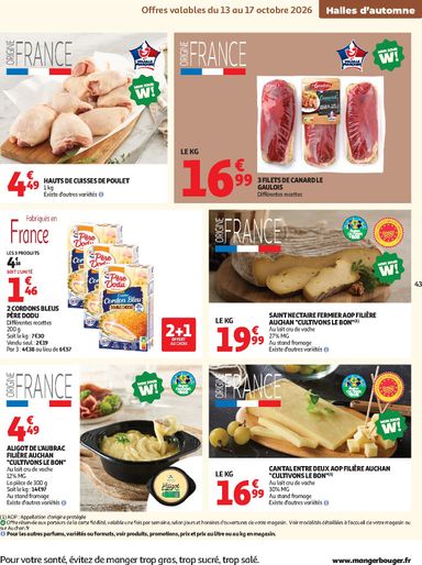 Catalogue Auchan - Auchan valable dès le 13/10 au 25/10 - page 43