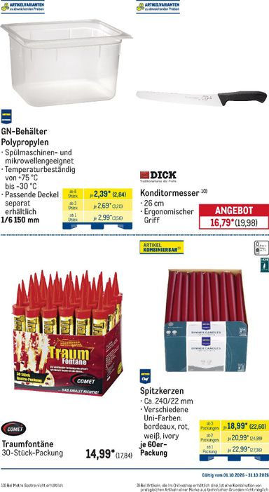 Prospekt METRO - Metro - Monats-Menü gültig ab 01.10. bis 31.10. - seite 42