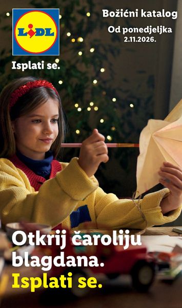 Katalog Lidl - Lidl - Otkrij čaroliju blagdana vrijedi od 02.11. do 31.12. - stranica 1