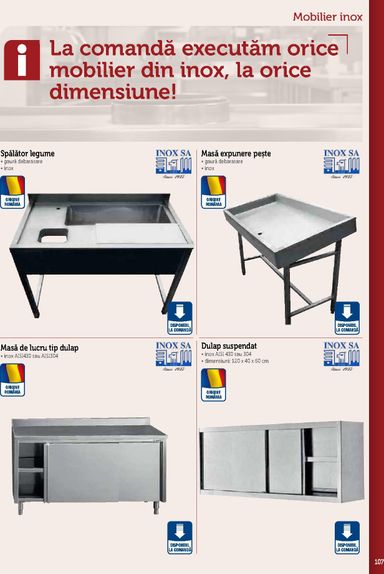 Catalogul Metro - Metro - Echipamente Profesionale pentru HoReCa de la 01.01. până la 31.12. - pagina 107