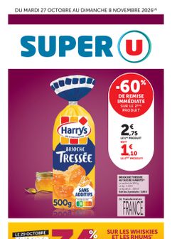 Catalogue Super U de du mardi 27/10