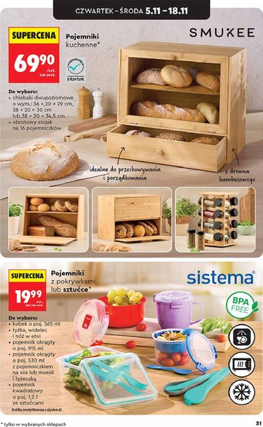Leták Biedronka - Biedronka - Hity i inspiracje od 02.11. do 18.11. - strana 31
