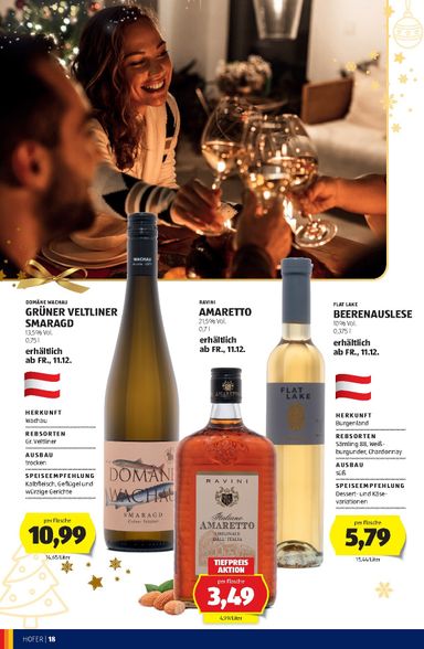 Leták Hofer Rakúsko - Hofer Rakúsko - Unser Weihnachtskatalog od 30.10. do 31.12. - strana 18