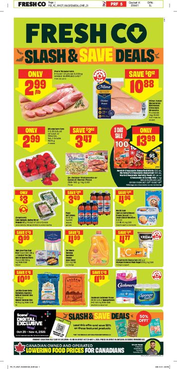 Flyer FreshCo - Freshco valid since 10-29 until 11-04 - page 1