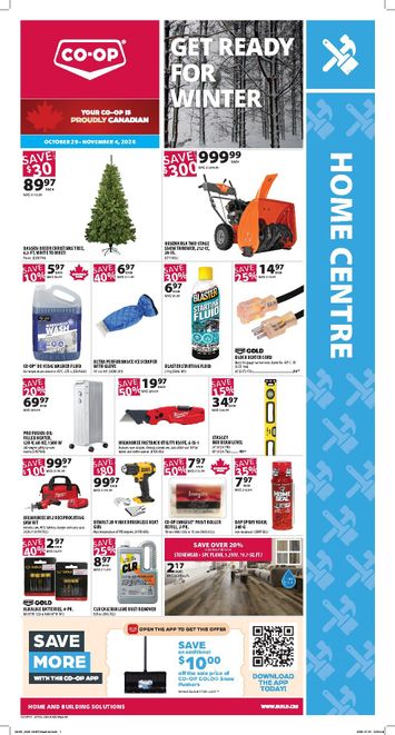 Flyer Co-op - Coop - Get Ready For Winter valid since 10-29 until 11-04 - page 1