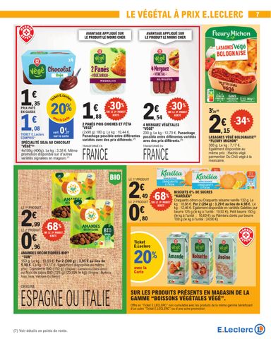 Catalogue E.Leclerc - E.Leclerc - Nos promos du moment valable dès le 13/10 au 24/10 - page 7