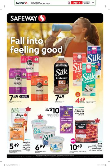 Flyer Safeway - Safeway - Natural and Wellness Booklet valid since 10-22 until 11-25 - page 1