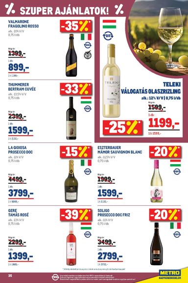 Akciós újság Metro - Metro érvényes 10.01.-tól 10.31.-ig - 35 oldal