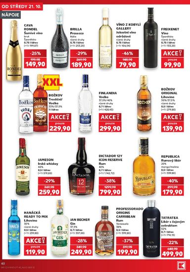 Leták Kaufland - Kaufland - Kolín od 21.10. do 27.10. - strana 40