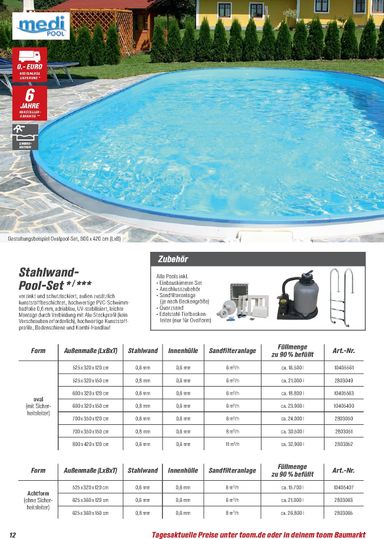Prospekt toom - Toom - Pool, Sauna & Klima gültig ab 01.03. bis 31.12. - seite 12