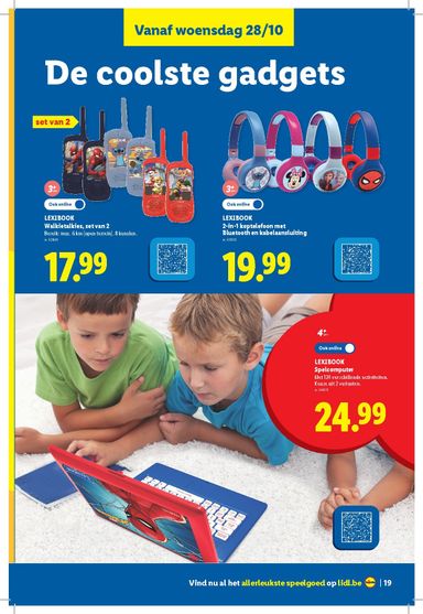 Folder Lidl - Lidl - Speelgoedboekje van 21/10 tot 24/11 - side 19