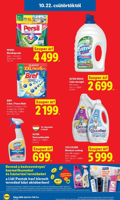 Akciós újság Lidl - Lidl érvényes 10.22.-tól 10.28.-ig - 20 oldal