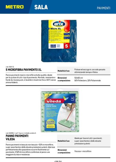 Volantino METRO - Metro - Catalogo Detergenza valido dal 04/06 al 04/06 - pagina 36