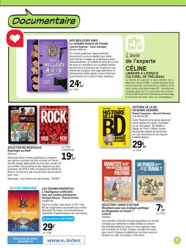 Catalogue E.Leclerc - E.Leclerc - Les BD à ne pas manquer valable dès le 13/10 au 05/12 - page 7