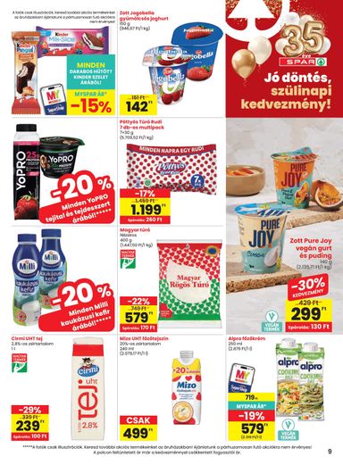 Akciós újság Spar - SPAR érvényes 10.22.-tól 10.28.-ig - 9 oldal