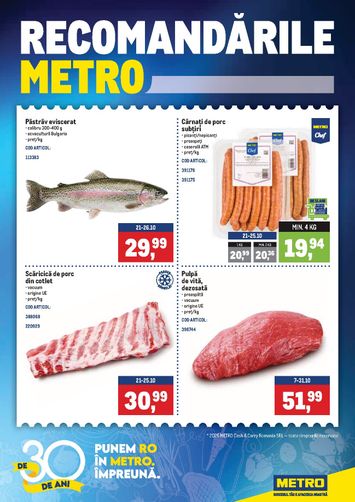 Catalogul Metro - Metro - Recomandari de la 19.10. până la 25.10. - pagina 1