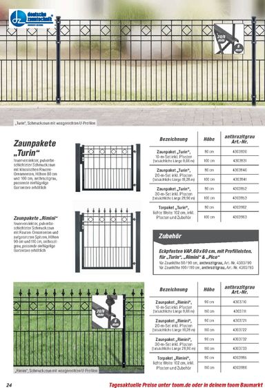 Prospekt toom - Toom - Zäune & Sichtschutz gültig ab 01.03. bis 31.12. - seite 24