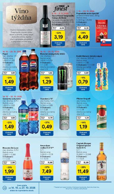 Leták Tesco - Tesco od 14.10. do 20.10. - strana 34