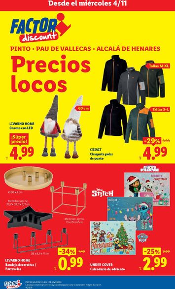 Folleto Lidl - Lidl - Factori del 04/11 al 11/11 - página 1