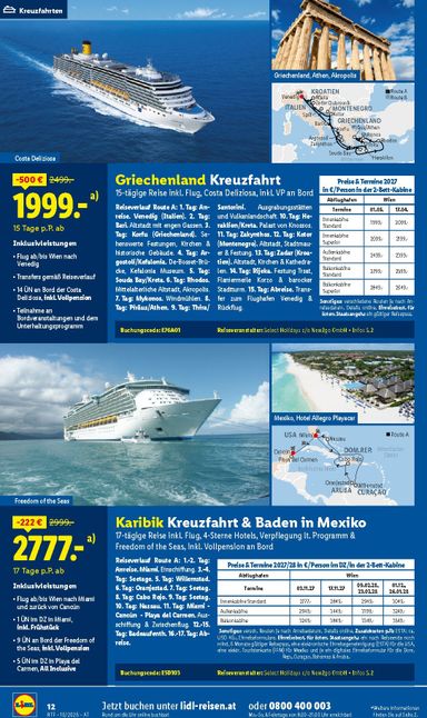 Lidl-Flugblatt - Lidl - Reise-Highlights gültig ab 14.10. bis 15.11. - seite 12