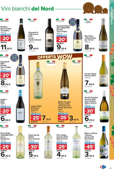 Volantino Carrefour - Carrefour - Catalogo vini valido dal 05/10 al 08/11 - pagina 13
