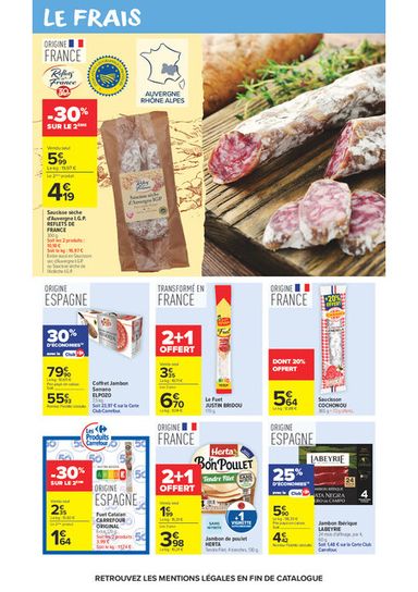 Catalogue Carrefour Market - Carrefour Market valable dès le 03/11 au 15/11 - page 33