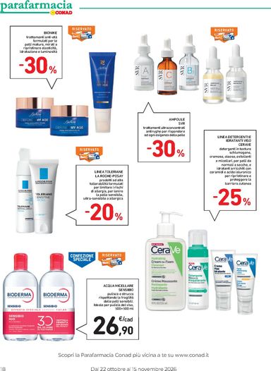 Volantino Spazio Conad - Spazio Conad - Scelte di Benessere valido dal 21/10 al 15/11 - pagina 18