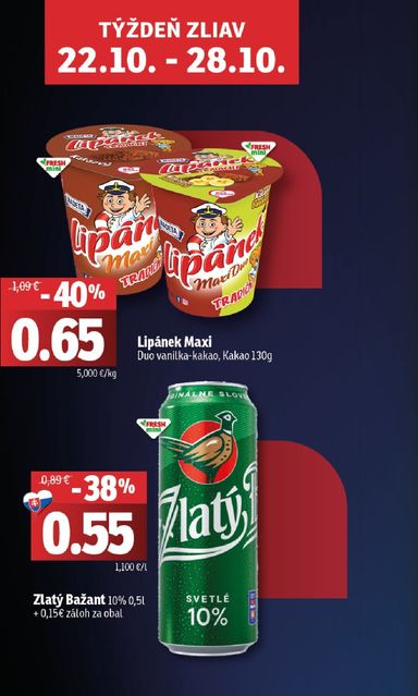 Leták FRESH - Fresh - Stredné a západné Slovensko od 22.10. do 04.11. - strana 2