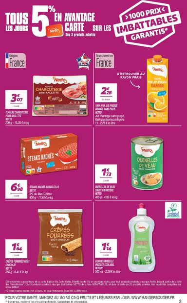 Catalogue Netto - Netto valable dès le 20/10 au 26/10 - page 3