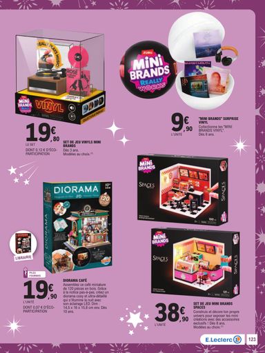 Catalogue E.Leclerc - E.Leclerc - Jouets valable dès le 13/10 au 05/12 - page 123