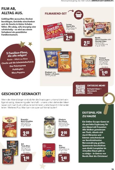 Prospekt Combi - Combi - Besondere Momente gültig ab 26.10. bis 29.11. - seite 15