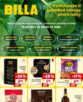Billa - Prémiové predajne platný od stredy 07.10.2026