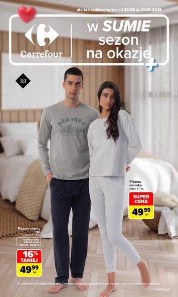 Gazetka Carrefour - Carrefour - W sumie sezon na okazje od 28.09. do 31.10. - strona 1