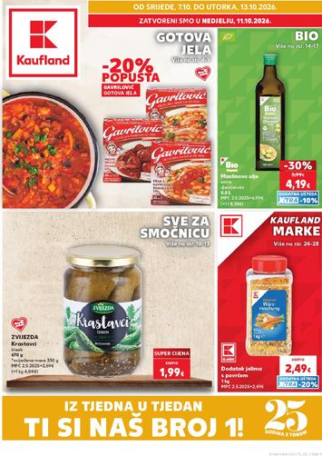 Katalog Kaufland - Kaufland - Ti si naš broj 1 vrijedi od 07.10. do 13.10. - stranica 1