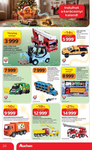 Akciós újság Auchan - Auchan Hipermarket érvényes 10.22.-tól 11.25.-ig - 20 oldal