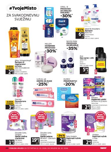 Katalog Tommy - Tommy vrijedi od 22.10. do 28.10. - stranica 28