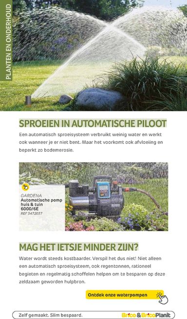Folder Brico - Brico - Tuin catalogus van 01/03 tot 31/12 - side 164