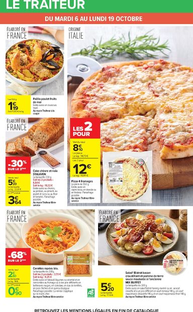 Catalogue Carrefour - Carrefour valable dès le 06/10 au 19/10 - page 28