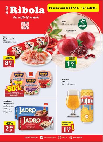 Katalog Ribola - Ribola vrijedi od 07.10. do 13.10. - stranica 1