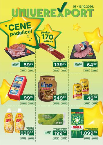 Katalog Univerexport - Univerexport - Cene padalice od 01.10 do 15.10 - strana 1
