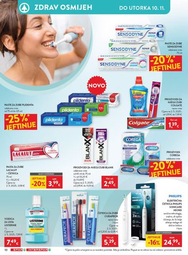 Katalog SPAR - SPAR - Svježina, njega i sjaj u svakom kutku vrijedi od 21.10. do 10.11. - stranica 10