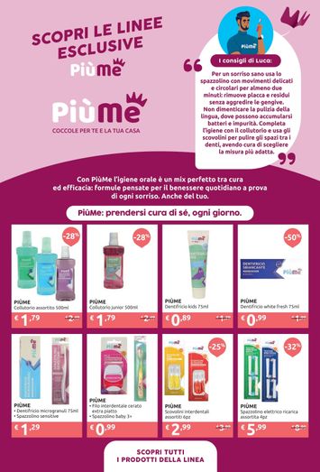 Volantino Piùme - Piùme - Le Linee Esclusive valido dal 05/10 al 15/12 - pagina 1