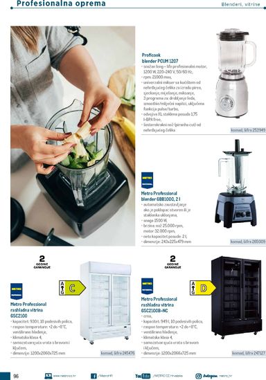 Katalog Metro - Metro - Poslovna rješenja - Trattoria vrijedi od 04.03. do 31.12. - stranica 96