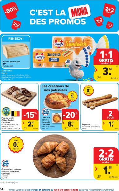 Folder Carrefour - Carrefour Hypermarchés van 21/10 tot 02/11 - side 14