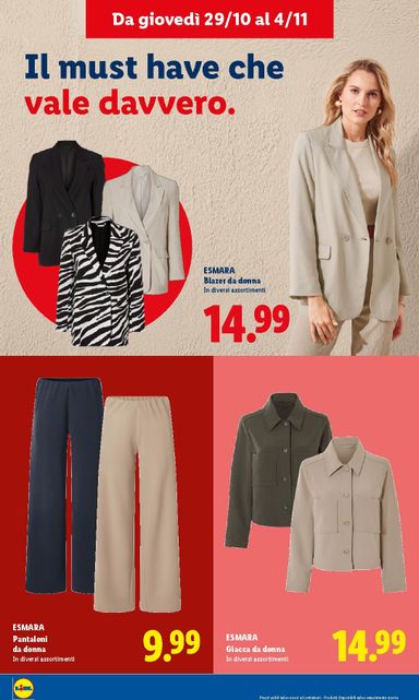 Volantino Lidl - Lidl - L' autunno che vale davvero. valido dal 29/10 al 04/11 - pagina 2