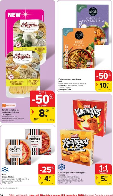 Folder Carrefour - Carrefour Market van 28/10 tot 03/11 - side 12